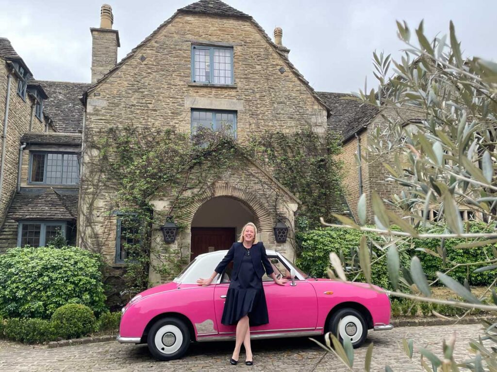 Tara the Celebrant at Cotswolds wedding venue, Whatley Manor