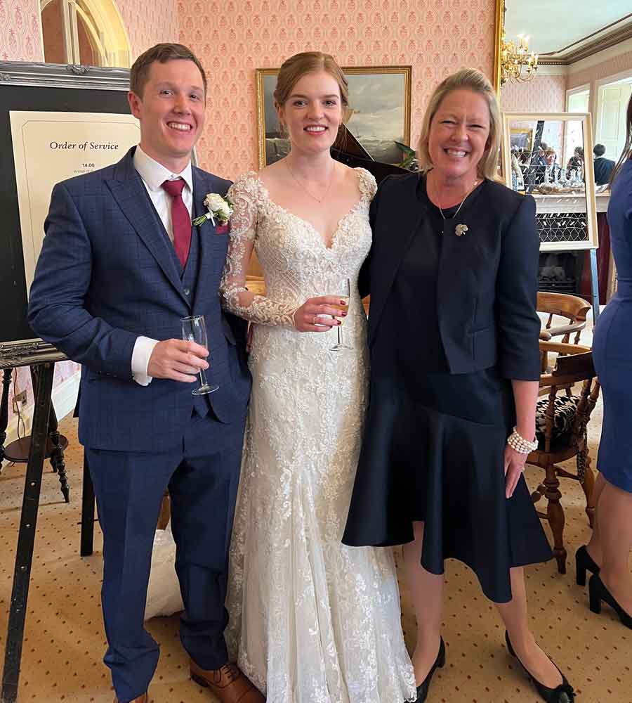 A happy bride & groom after their celebrant wedding with Tara the Celebrant