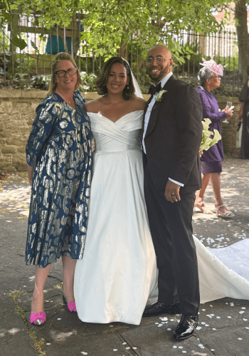 Bristol celebrant Tara the Celebrant with another delighted couple on their wedding day